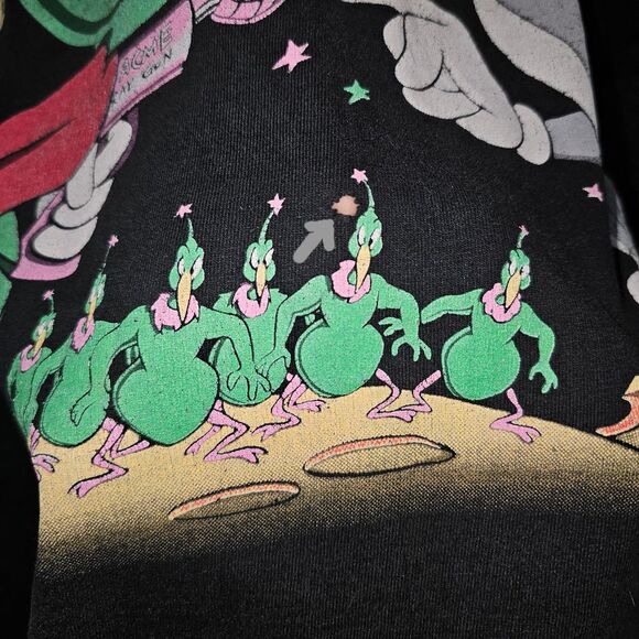 Vintage Marvin The Martian tshirt Space jam Looney Tunes tee - Picture 5 of 7